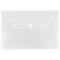 JAM Paper 9.75" x 14.5" Plastic Hook & Loop Closure Envelopes, 12ct.
